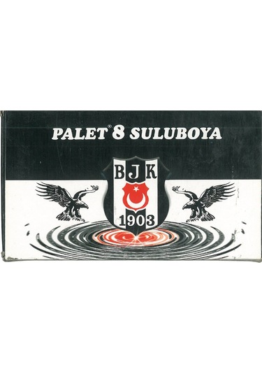 Palet Beşiktaş Lisanslı 8 Renk Sulu Boya