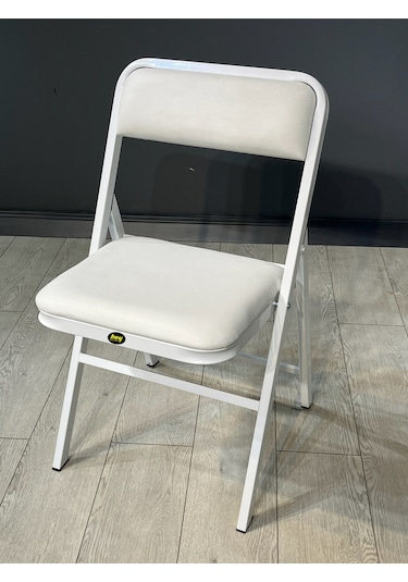 Pars 2 Kişilik Yuvarlak Mutfak Yemek Masası Takımı 2+1 Beyaz Deri 70 Cm Beyaz Deri