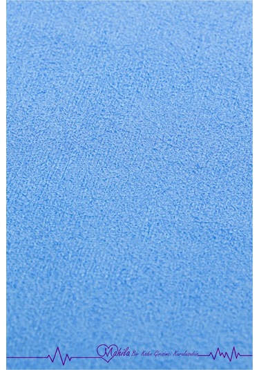 1 Adet 50x70 Mavi Ekstra Büyük, Premium Güderi Bez, Oto Kaporta Çizmez, Oto Kurulama Bezi