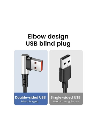 Tongxida Olaf 6a Usb Tip C Veri Kablosu 90 Elbow, Araba Bahar Pd Hızlı Şarj, 1.6m, Usb-c To C Kablo