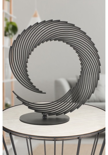 Begüsa Bakü Metal Aksesuar Biblo 35 Cm Siyah