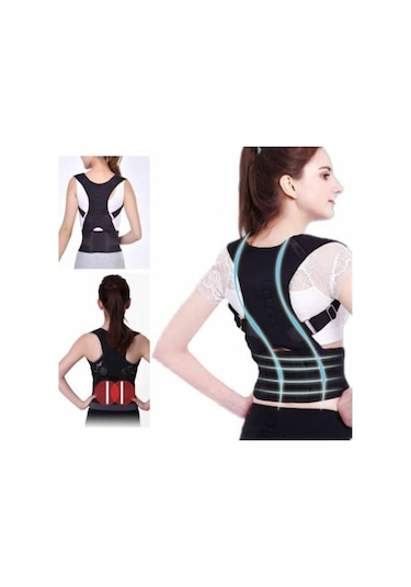 Kamburluk Önleyici Dik Duruş Korsesi Bel Sırt Omuz Korsesi