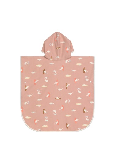 Lassig Dolphin Uv Korumalı Plaj Çocuk Panço Peach Diğer