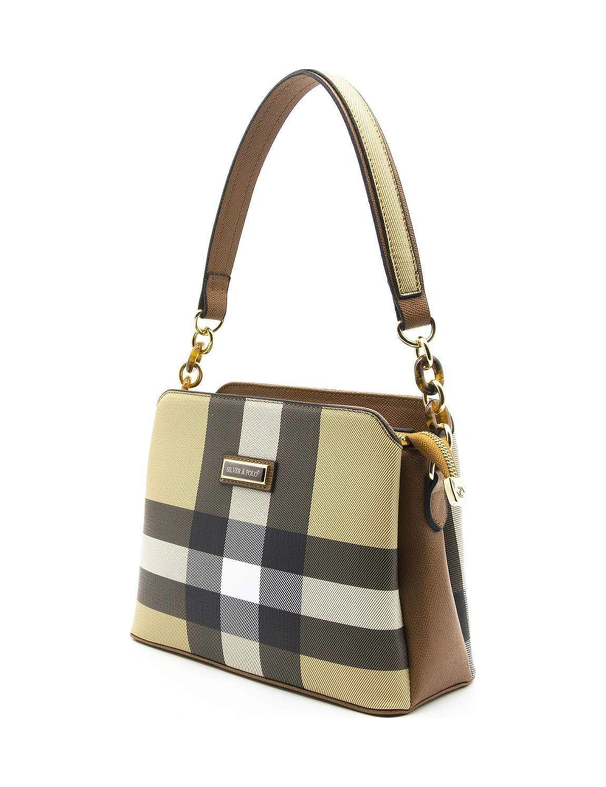 Silver Polo Kadın Omuz Çanta 937 Bej