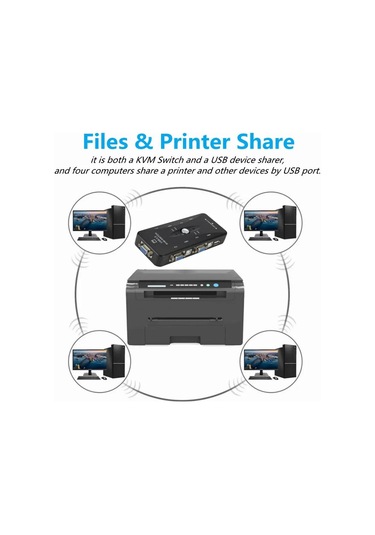Primex Px-2840 Usb Kvm Switch 4 Port Manuel