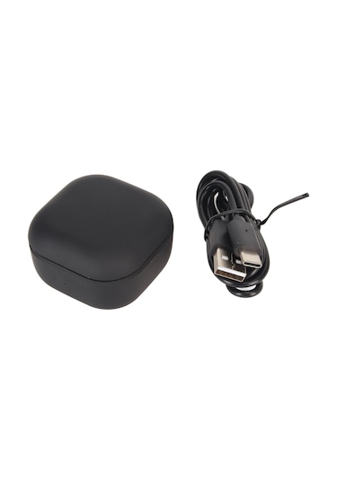 Konesam Galaxy Buds 2 Pro Sm-r510 İçin Yerine Geçici Şarj Kutusu - 600mah Batarya, Type-c, Led Göstergeli, Siyah Abs+pc Malzeme Diğer
