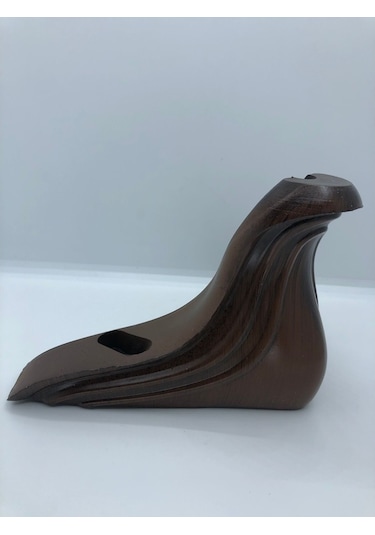 Karakoçaksesuar Plastik,Sefa 12x15x15 Cm Ceviz Koltuk,Baza,Mobilya Ayağı (4 Adet