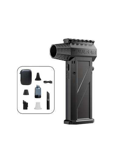 Fochsia Black Vakum Temizleyici Seti Güçlü Kompresörlü Toz Üfleme Elektrikli Duster Klavye Temizleme Kit