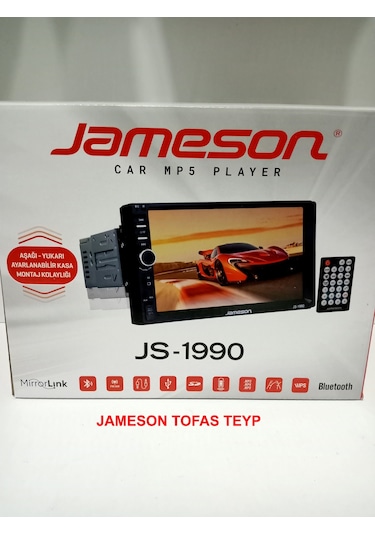 Jameson Double Teyp – Jameson Tofaş Uyumlu Double Ekranlı Teyp –Kameralı