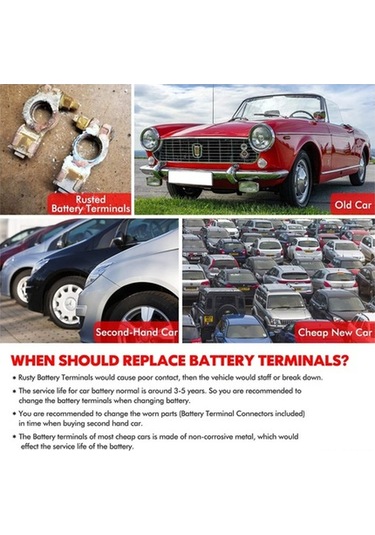 Novahub Kırmızı-siyah Saf Bakır Akü Klemensi, 500a 1 Çift, Yalıtımlı Kablo Başlığı