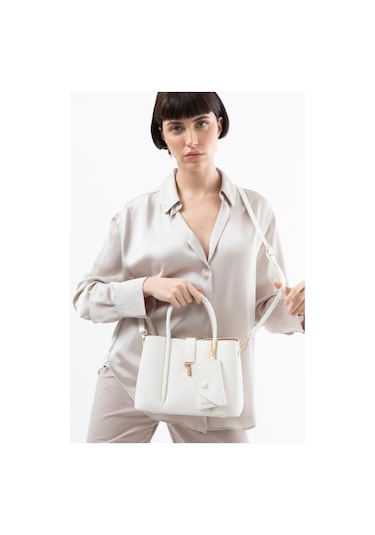 Matthew Cox Kadın El Çantası Byn2344 Std / Beyaz Beyaz