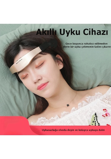 Monozone Akıllı Kafa Masajı Elektrikli Masaj Cihazı Altın