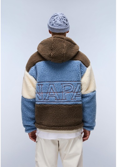 Napapijri T-tires Fzh Erkek Polar Ceket-30422 Mavi