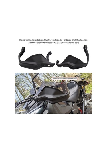 Pazly Motosiklet Fren Debriyaj Kolu Koruyucu El Muhafızları Siyah K19320 Siyah