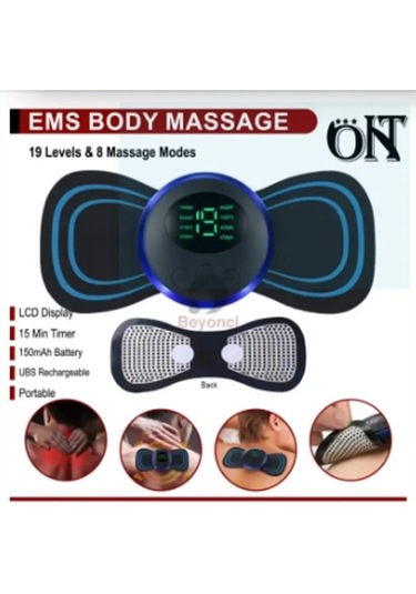 Taşınabilir Mini Ems Elektrikli Boyun Masajı Vücut Masajı Servikal Boyun Sırt Masajı Kas Terapisi Basınç Sı Vücut Rahatlatıcı Makinesi Çok Renkli