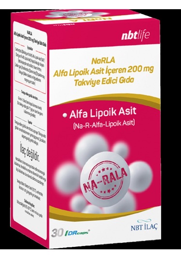 Nbt Life Narrla Alfa Lipoik Asit 30 Kapsül Alpha Lipoic Acid