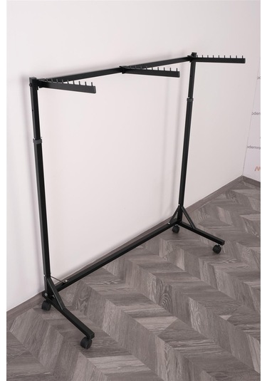 Tek Katlı Tek Taraflı 3 Bastonlu Askılık Renkli