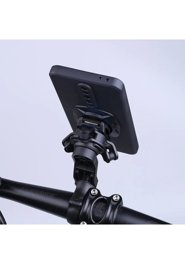 Ulzyvf 360 Derece Dönebilen Çıkarılabilir Motosiklet Bisiklet Telefon Tutucu - Titreşim Engelleme