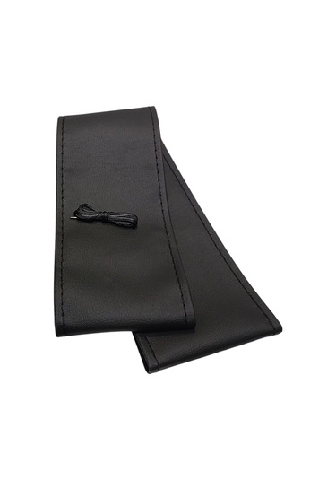 Seat İbiza 1993-2002 Uyumlu Direksiyon Kılıfı Dikmeli Siyah Deri / Siyah Dikişli