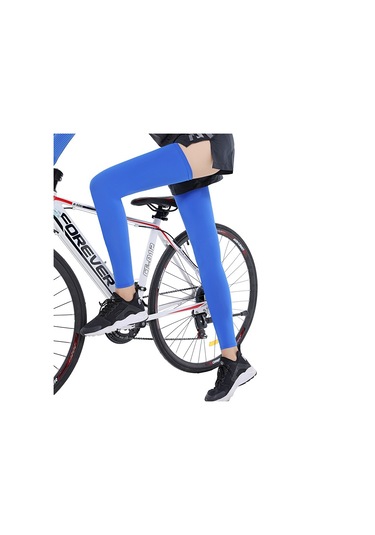 Butu 1 Çift Nefes Alabilir Yaz Spor Bacak Güneş Koruması Kaymaz Diz Kollu Kapakları