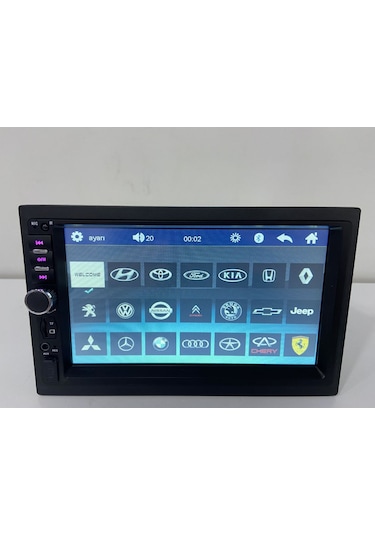 Kıngwın İnce Kasa Ayarlanabilir Double Teyp Hd 7 İnc+kamera