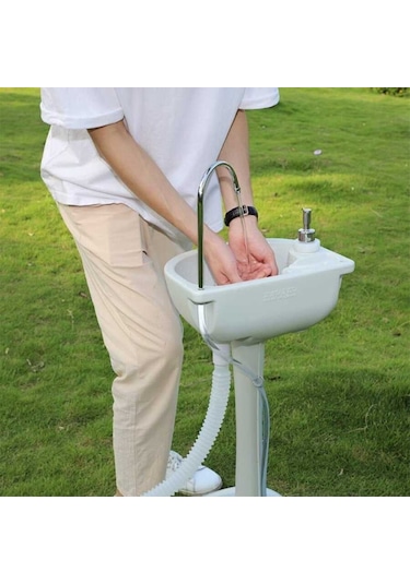 Porvaletti Portatif Lavabo, 17L Temiz Su Tanklı