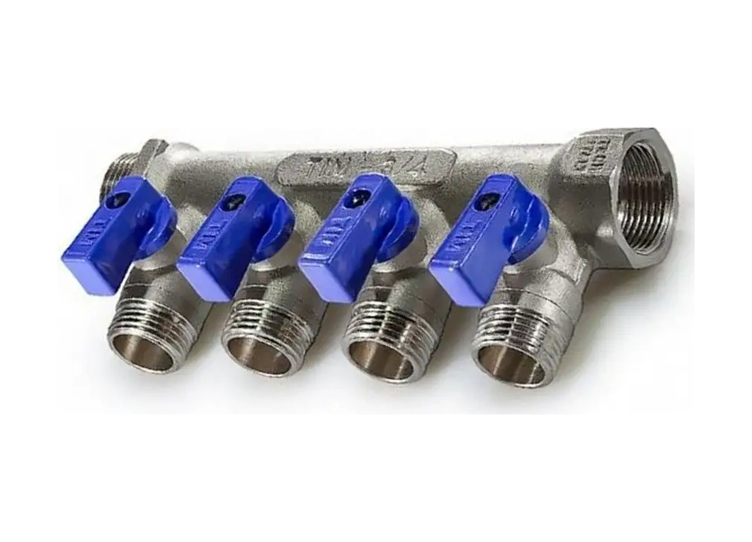 Tım Dağıtım Kolektörü 3/4" 4 Çıkış 1/2" Mv03n-4f 154651630