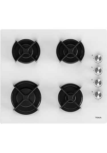 Teka HL LUX 60 4G AI AL CI White Ankastre Kristal Cam Gazlı Ocak 40229452