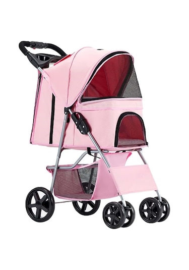 Fancy Paws By One Hands Kedi & Köpek Taşıma Arabası Dtc804-b.pınk