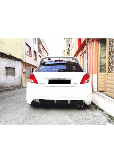 Peugeot 207 Arka Tampon Eki Dif&uuml;z&ouml;r -Boyasız - Bodykit Store