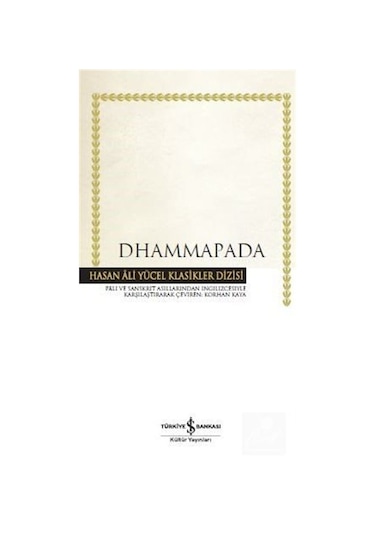 Dhammapada (karton Kapak) / Anonim