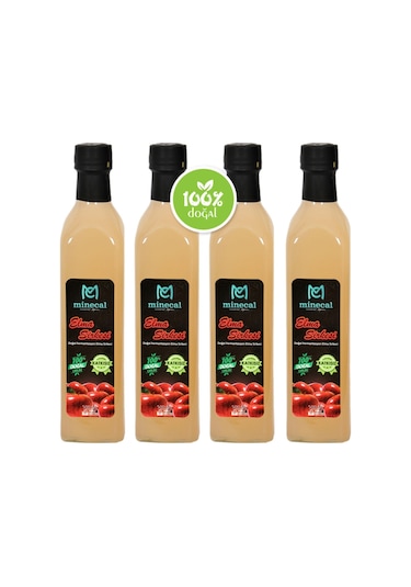 Minecal Doğal Fermente Elma Sirkesi 4 x 500 ML