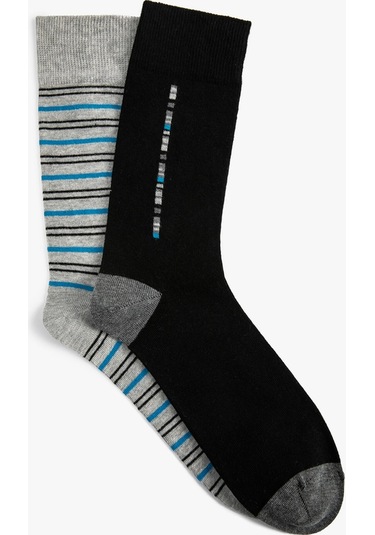 Koton 2'li Soket Çorap Seti Çok Renkli Multıcolor 4wam80131aa 4WAM80131AAMIX Mavi Koton 2'li Soket Çorap Seti Çok Renkli Multıcolor 4wam80131aa 4WAM80131AAMIX Mavi