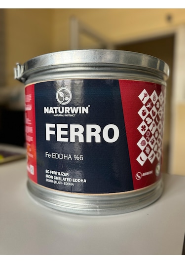 Naturwin Ferro %6 Eddha Demir İçeren Toz Gübre 5 Kg Varil