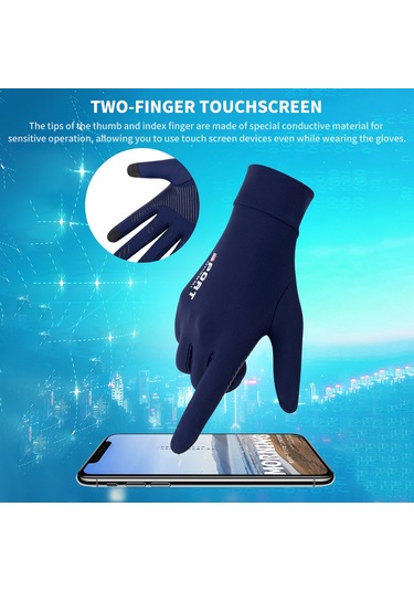 Kosona Gri M Beden İki Parmak Açık Güneş Korumalı Eldiven - Yazlık Buz İpek İnce Tip, Kaymazsız Dışarıda Balık Tutma Ve Bisiklet Sürüşü İçin