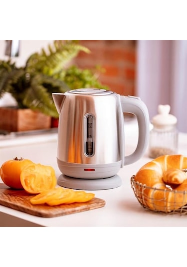 Crown Crw-7211 1800w 1.8 Litre Lüks Çelik Su Isıtıcı Kettle I Nox