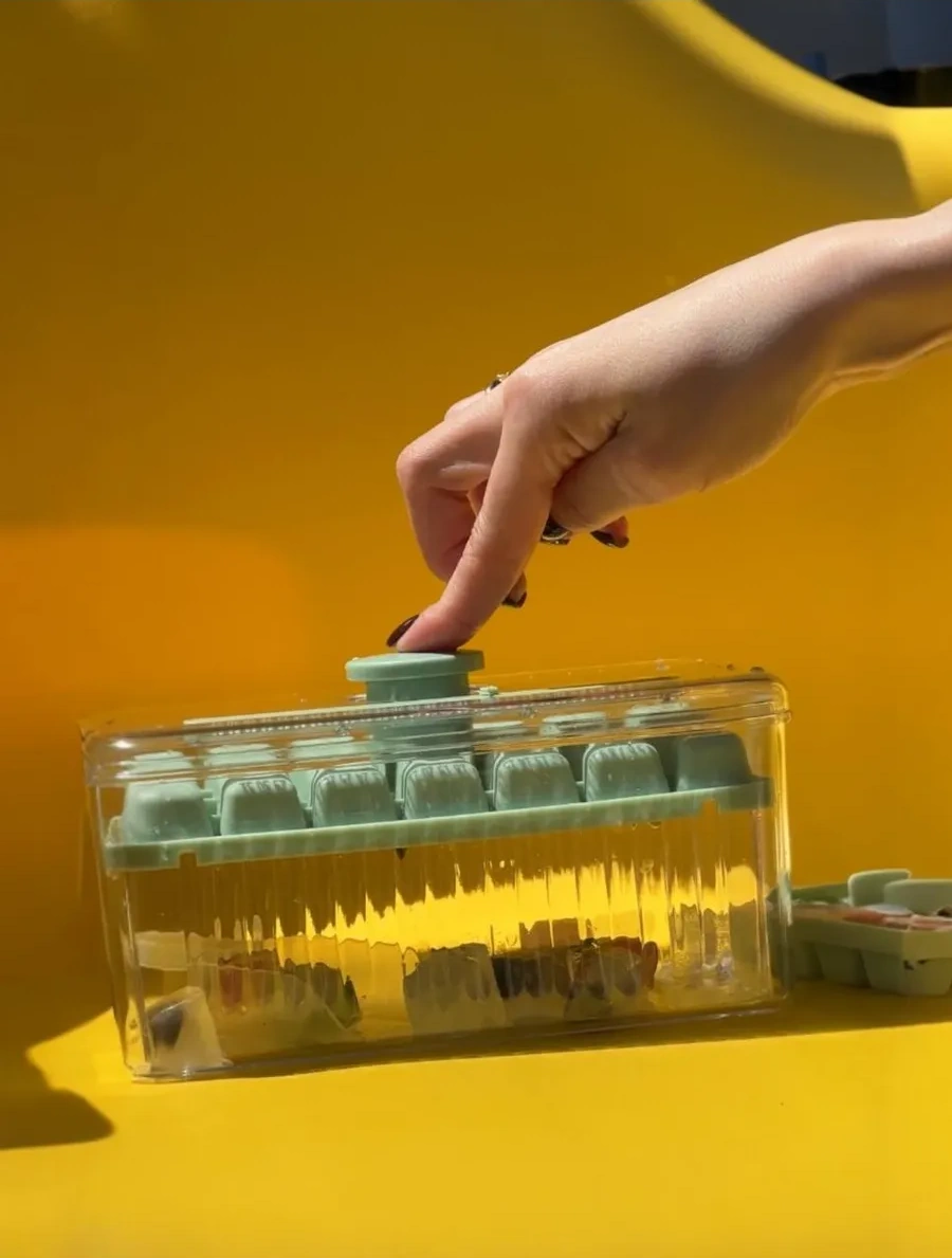 Vesna Krasna Çift Bölmeli Buz Kalıbı 348318326 Yeşil