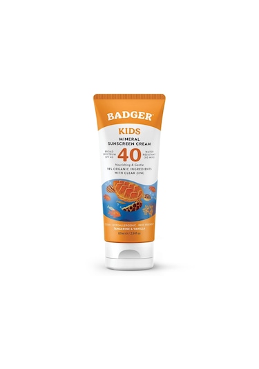Badger Clear Sport Mandalina ve Vanilyalı Çocuk Güneş Kremi SPF 40 87 ML