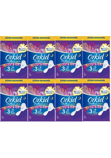 Platinum 4'lü Gece 16 X 8 Adet