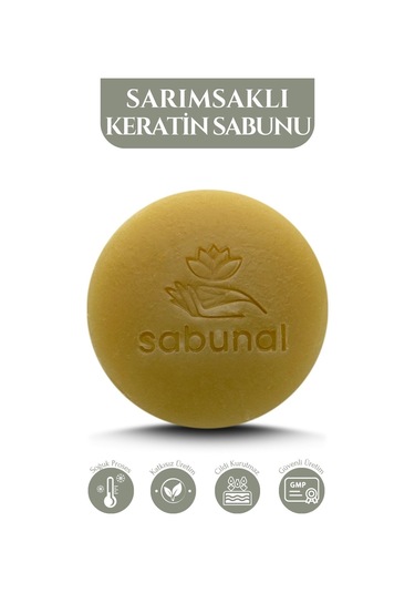 Sabunal Sarımsaklı Keratin Sabunu - Saç Besleyici Sabun 100 G