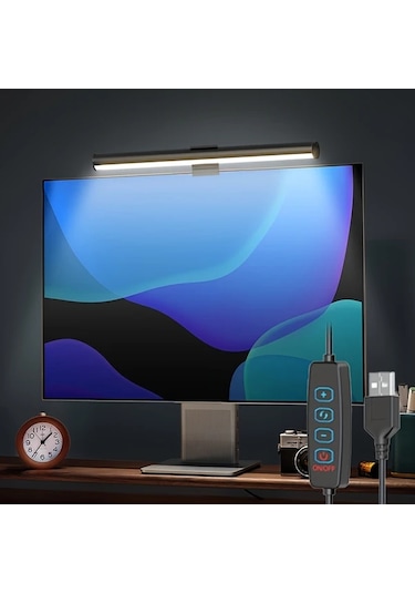 Dashanshop Amıll Modern Led Masa Lambası 3000 4000 6500k Aydınlatma Oyun Ofis Için Ayarlanabilir Usb 3000/4000/6500k