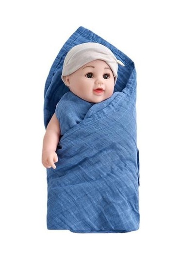 Kahverengi Wrap Bebek Banyo Havlusu İyi Emicilik Ter Havlusu Yumuşak Yenidoğan Yumuşak Gazlı Bez Banyo Havlusu Banyo İçin Kahverengi