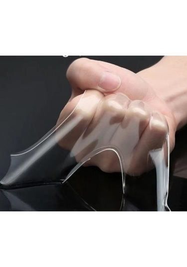 1m 3cm 1 Metre Çift Taraflı Şeffaf Bant