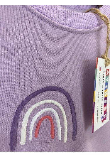 Laciel Paris Gökkuşağı Detaylı Takım Lila 1707