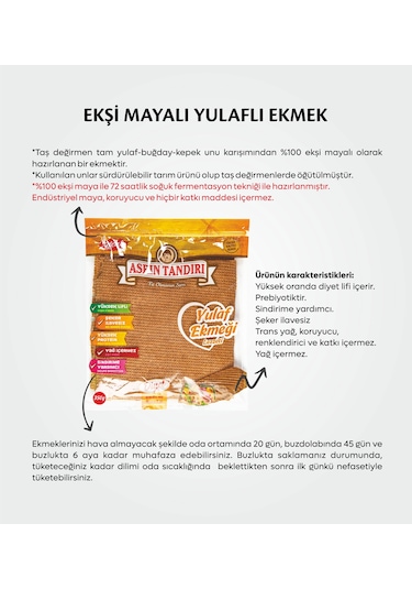 Asrın Tandırı Sağlıklı Beslen Paketi 5'li Lavaş Tandır Ekmeği