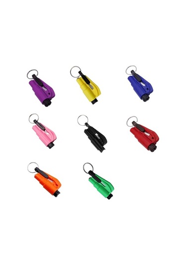 Novahub Araba Kurtarma Kiti: Emniyet Çekiç, Cam Kırıcı, Emniyet Kemer Kesici, Yay Tipi Çekiç, Anahtarlık, Acil Kurtarma