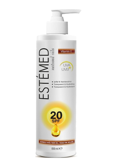 Estemed Transparent And Hydrating Sun Oil SPF20 150 ML