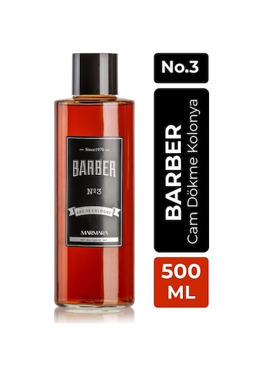 Barber No: 3 EDC Kolonya Cam Şişe 500 ML