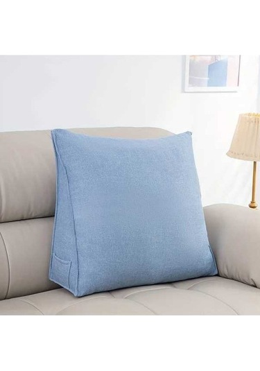 Trendooze Sunshine022 1 Adet Sky Blue S Boyut Ergonomik Kama Yastık Okuma Cep Dekor Bulut Mavisi Gök Mavisi