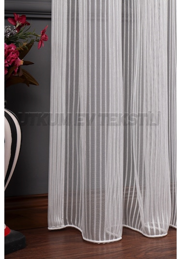 Kalın Çizgili Armür Tül Perde Akdz 1032